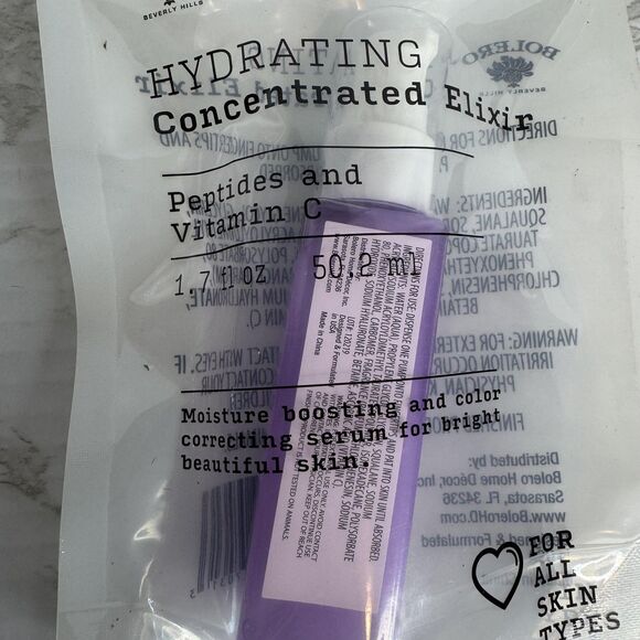 Bolero Beverly Hills Hydrating Concentrated Elixir Serum 1.7 Fl Oz Vitamin C - Picture 2 of 3